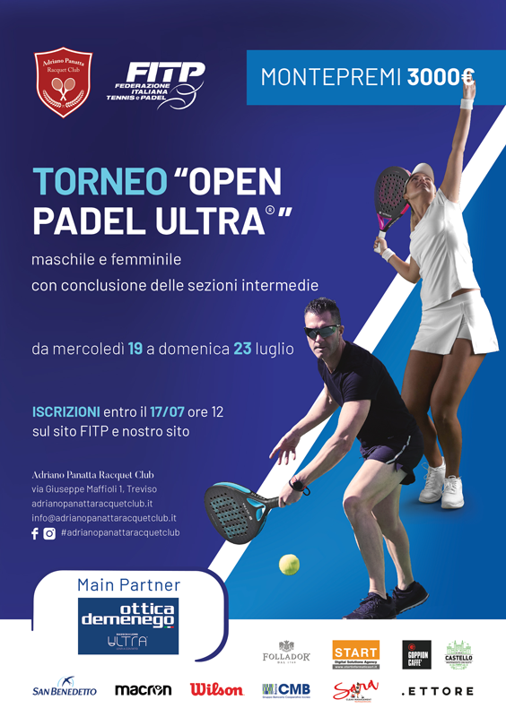 torneo di padel a treviso circuito Open