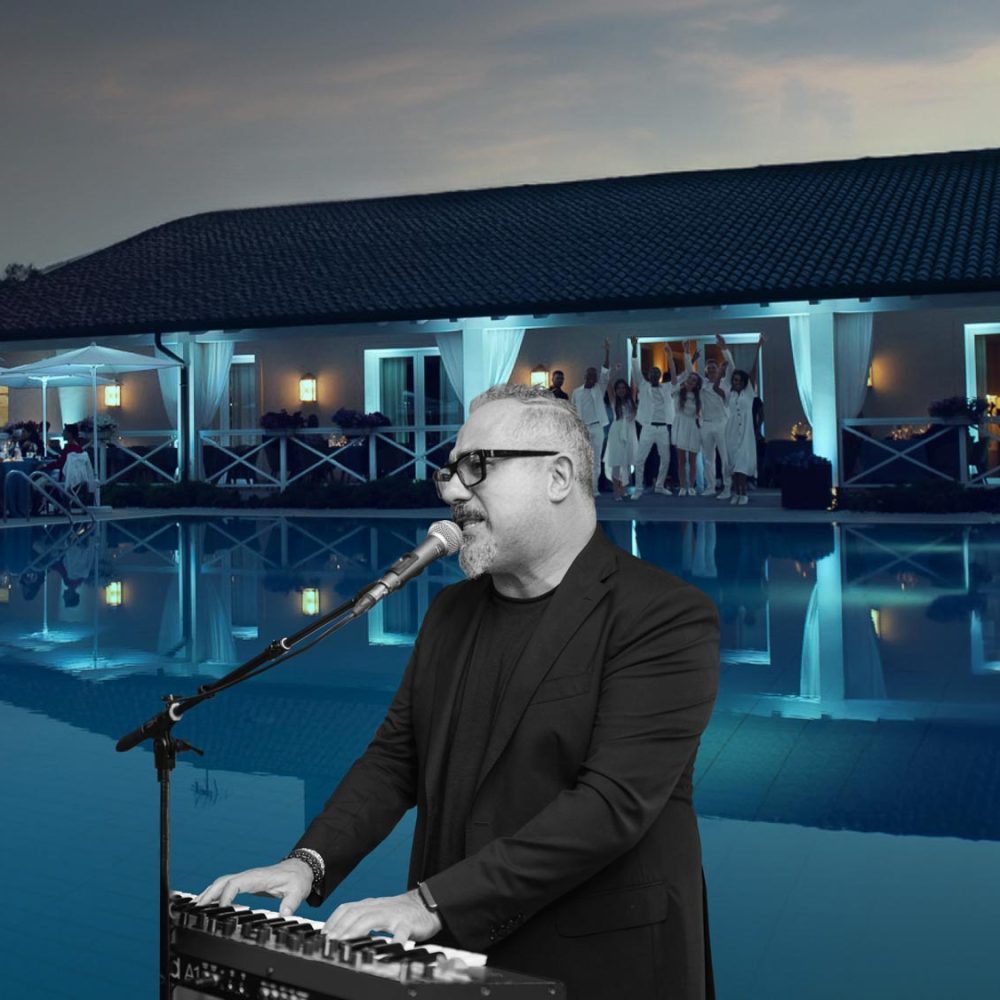 cena musica dal vivo a bordo piscina a treviso