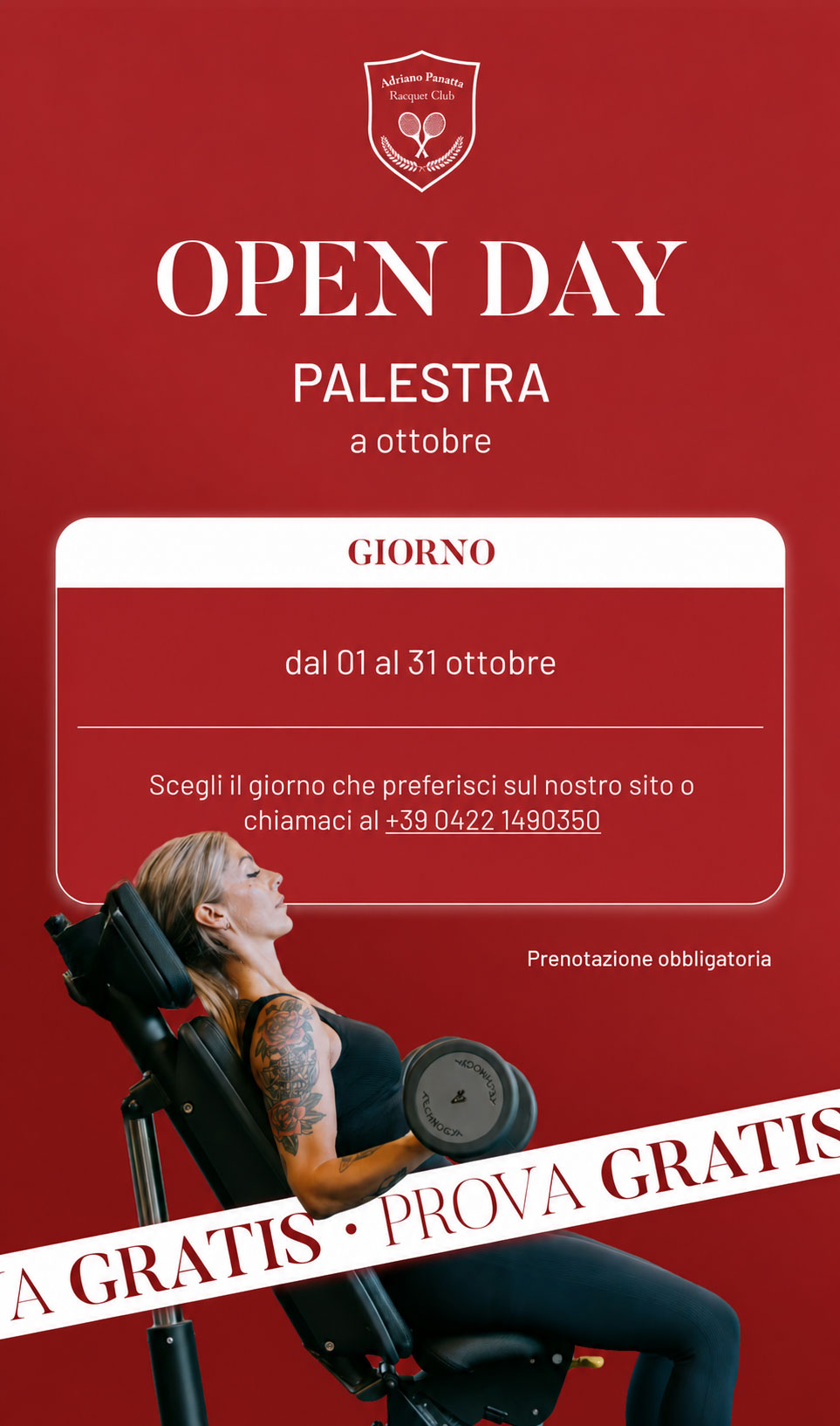 prova gratis palestra a treviso Panatta