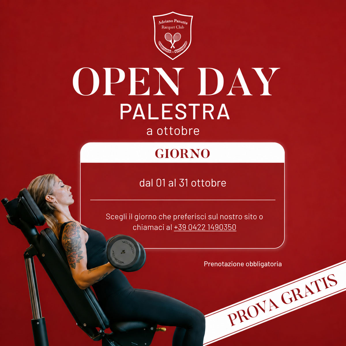 prova gratis palestra a treviso Panatta