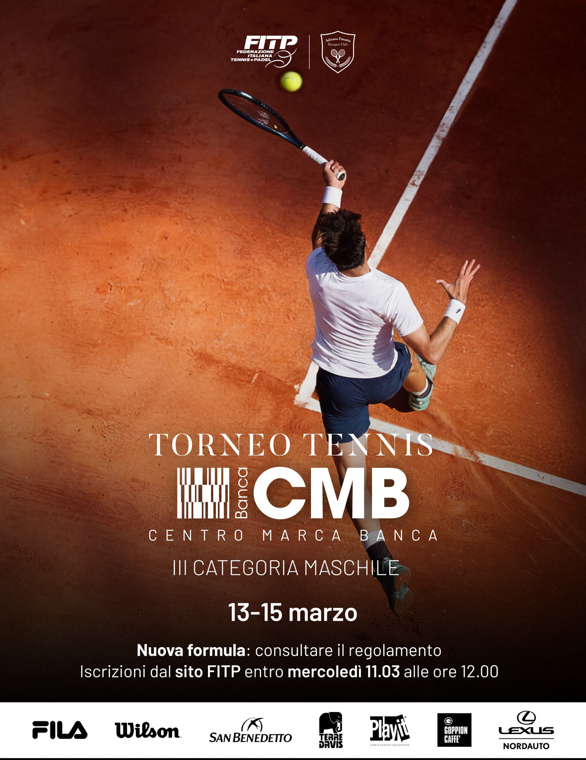 torneo tennis treviso panatta 2026 centro marca banca