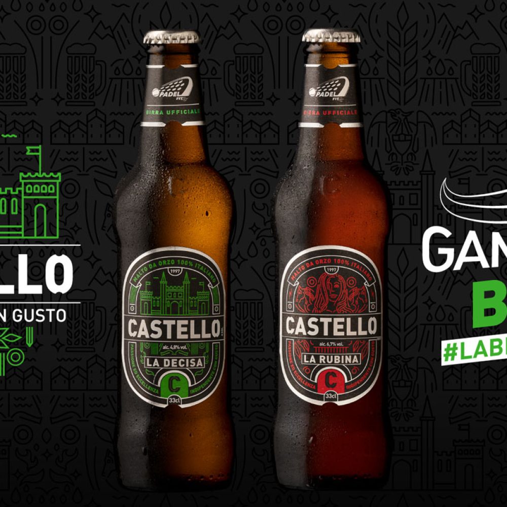 Birra Castello Padel Adriano Panatta
